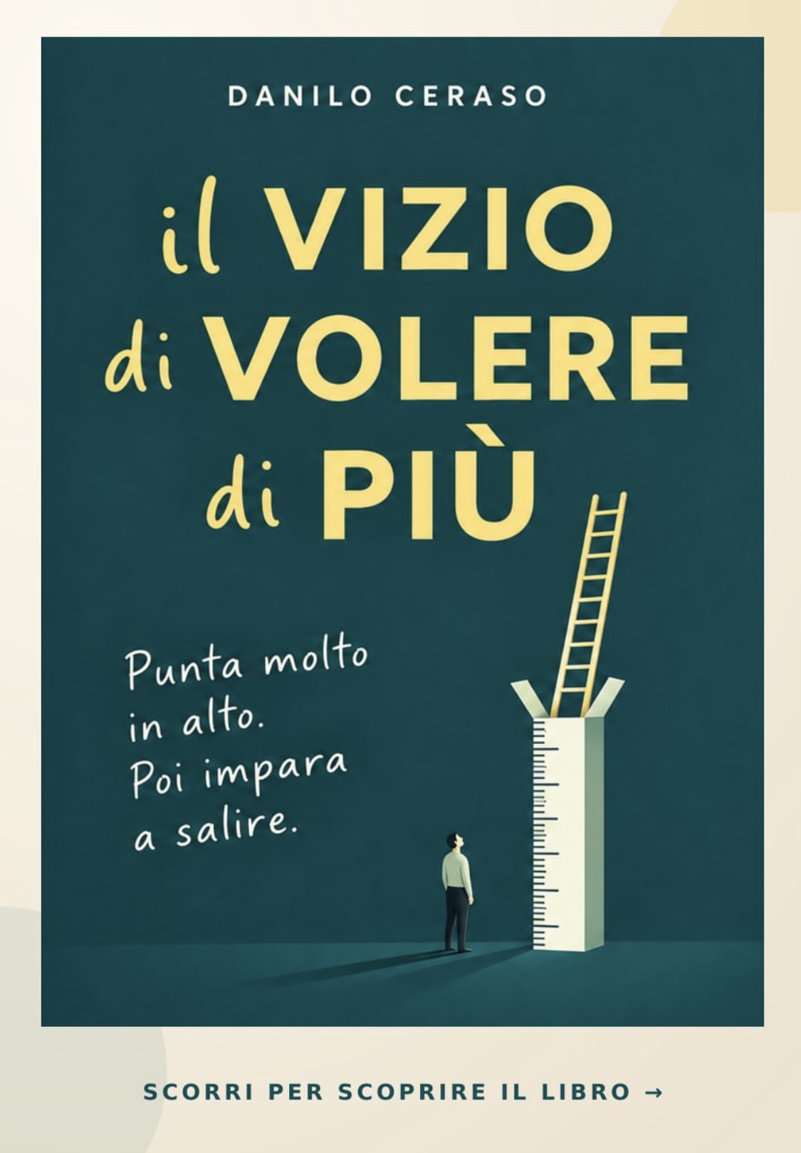 Copertina del libro Il vizio di volere di più